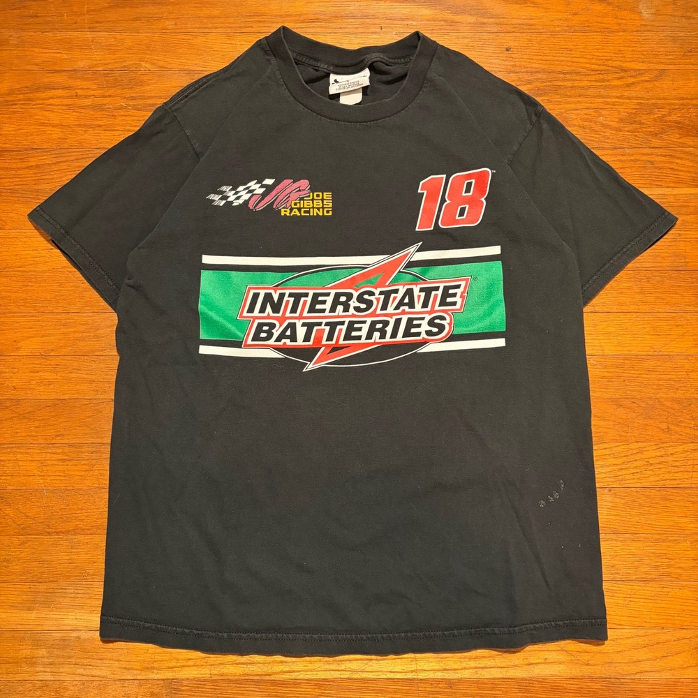 Vintage 1999 NASCAR Bobby Labonte Jersey T-Shirt Black Large Chase Authentics